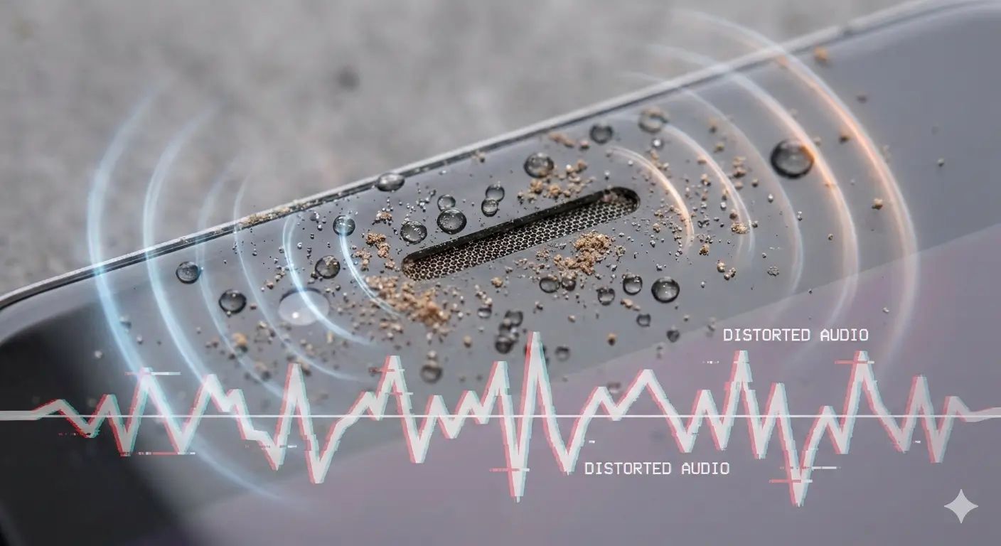 Clean Phone Speaker with Sound